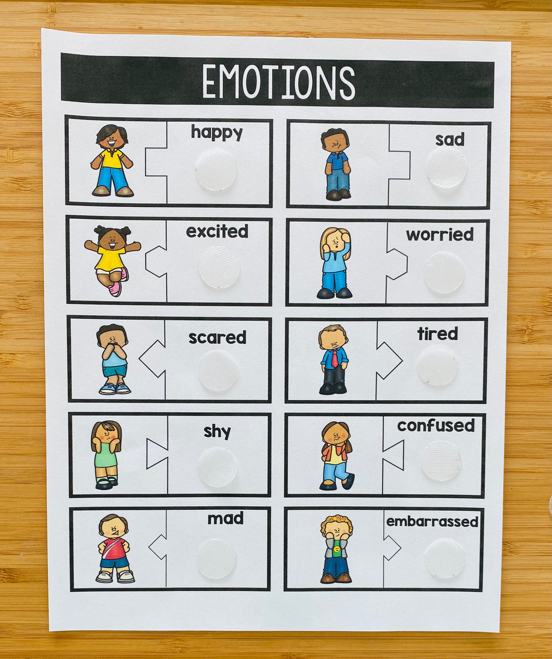 ASL Feelings and Emotions File Folder Activity | Build Emotional Vocabulary with Sign Language