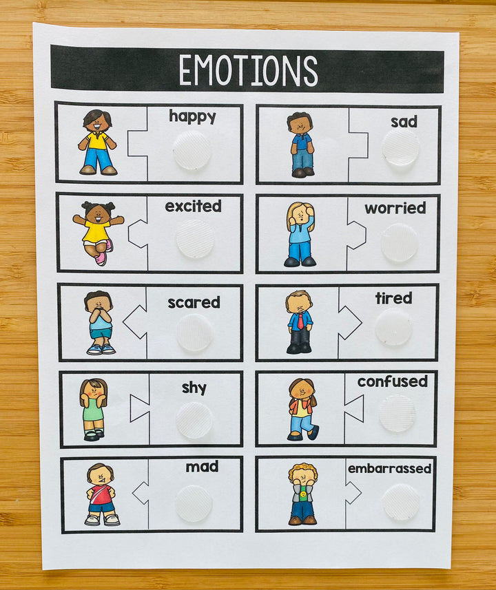 ASL Feelings and Emotions File Folder Activity | Build Emotional Vocabulary with Sign Language