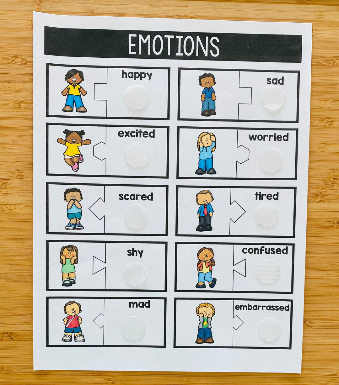 ASL Feelings and Emotions File Folder Activity | Build Emotional Vocabulary with Sign Language