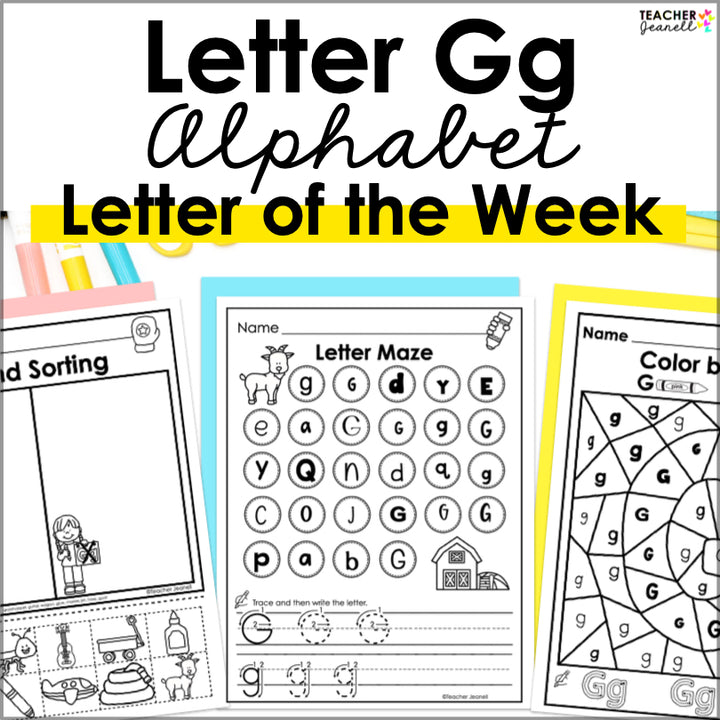 Letter G Worksheets and Activities | Grow Phonics and Handwriting Skills