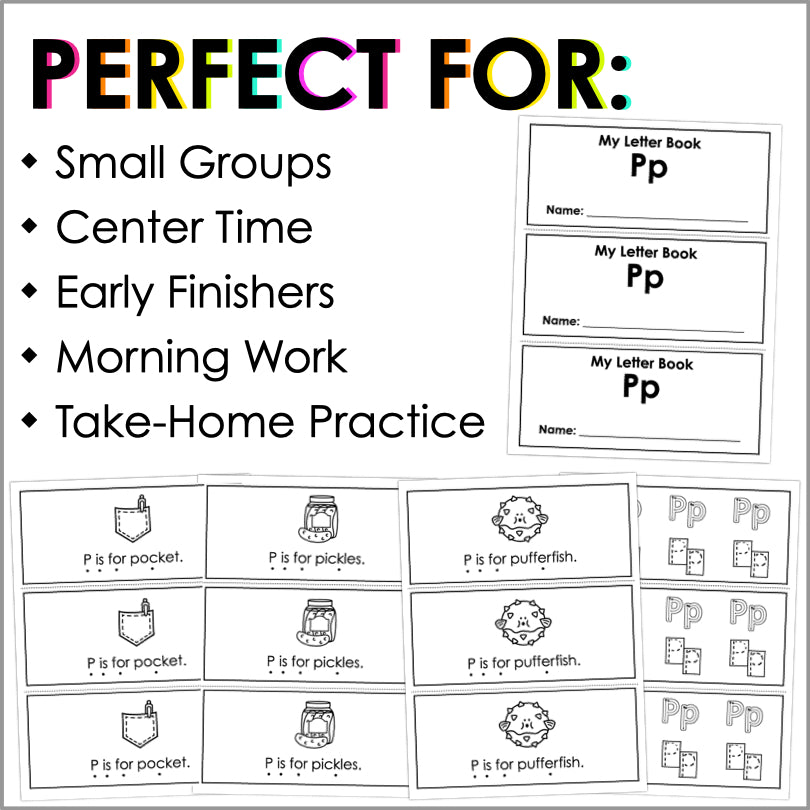 Letter P Worksheets and Activities | Playful Alphabet Learning
