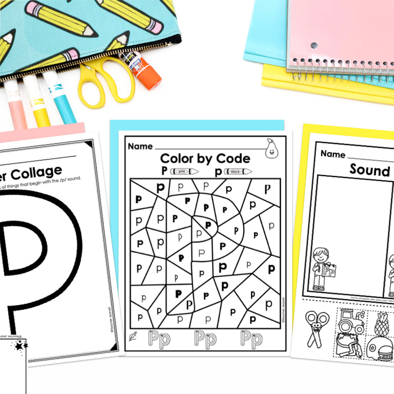 Letter P Worksheets and Activities | Playful Alphabet Learning