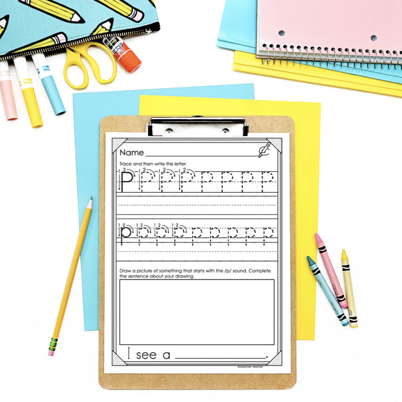 Letter P Worksheets and Activities | Playful Alphabet Learning