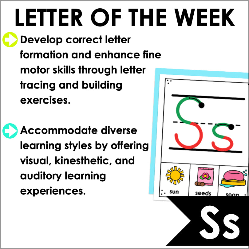 Letter S Worksheets and Activities | Super Fun Phonics Practice