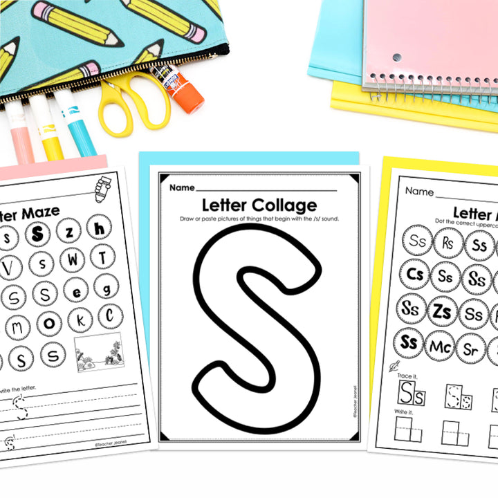 Letter S Worksheets and Activities | Super Fun Phonics Practice