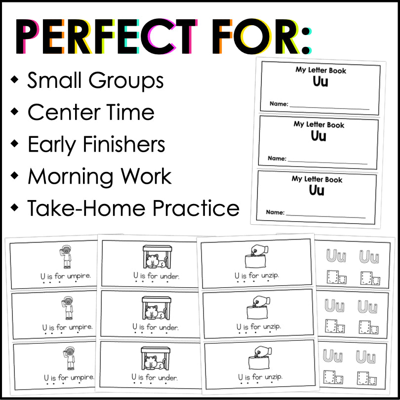 Letter U Activities | Fun Alphabet Worksheets for Early Learners