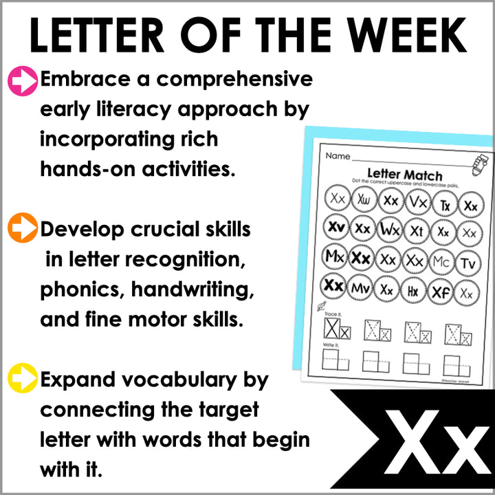 Letter X Worksheets and Activities | Fun Phonics and Alphabet Practice