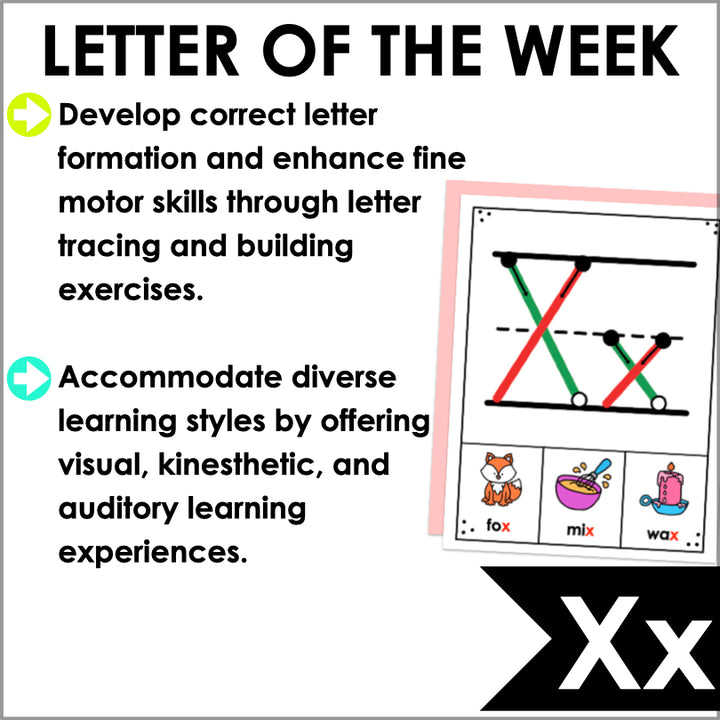 Letter X Worksheets and Activities | Fun Phonics and Alphabet Practice