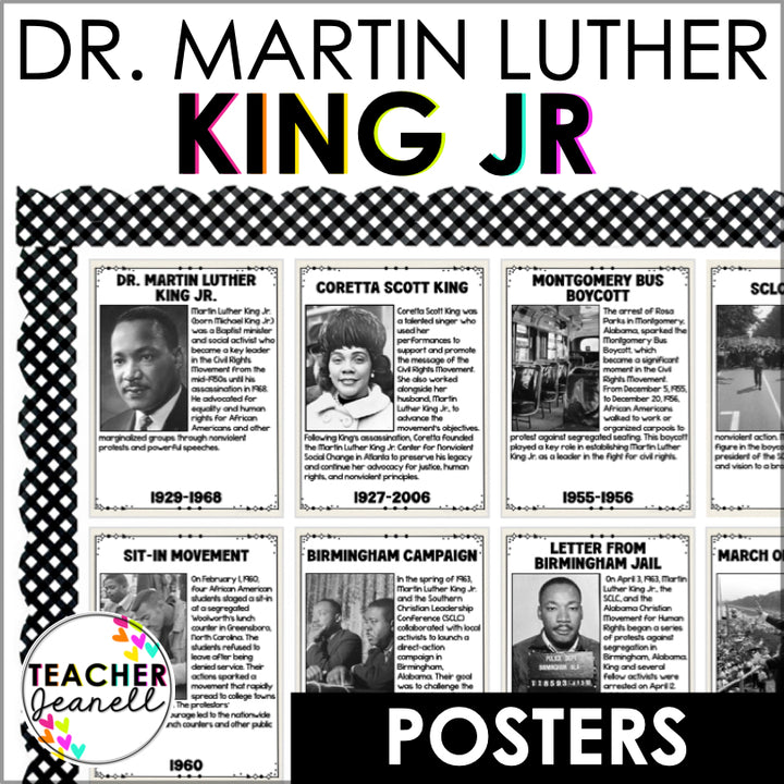 Dr. Martin Luther King Jr Posters | Inspire Justice and Equality