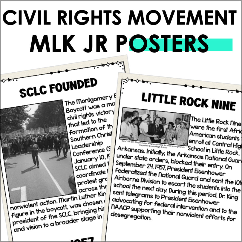 Dr. Martin Luther King Jr Posters | Inspire Justice and Equality