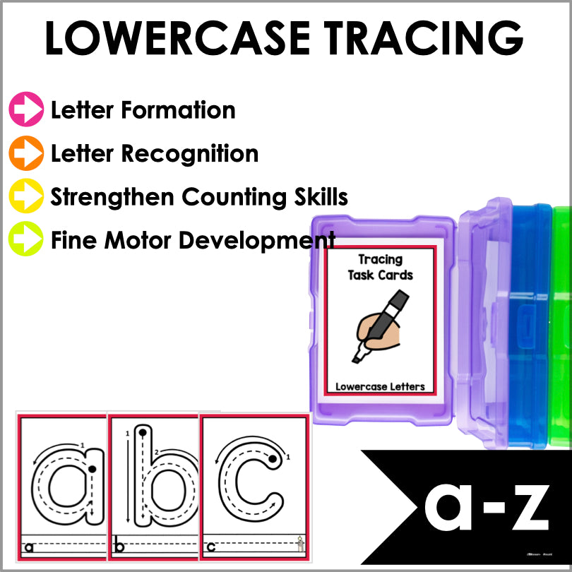 Fine Motor Skills Activities | Letters and Numbers Tracing & Handwriting Task Cards