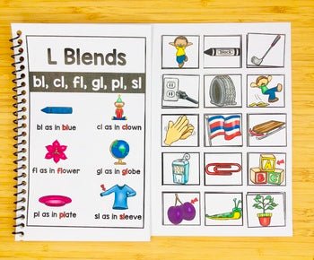 Consonant Blends Blending Books | L, R, S Blends Phonics Practice for Early Readers - Teacher Jeanell