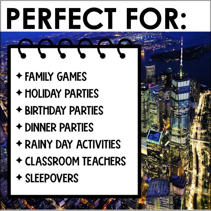 Escape the Big Apple: NYC Heist Trivia Game - Printable Escape Room Family Game Educational Puzzle - Teacher Jeanell