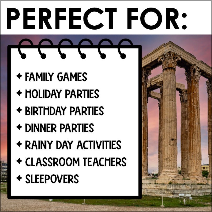 Greek Mythology Escape Room Trivia Game - Teacher Jeanell