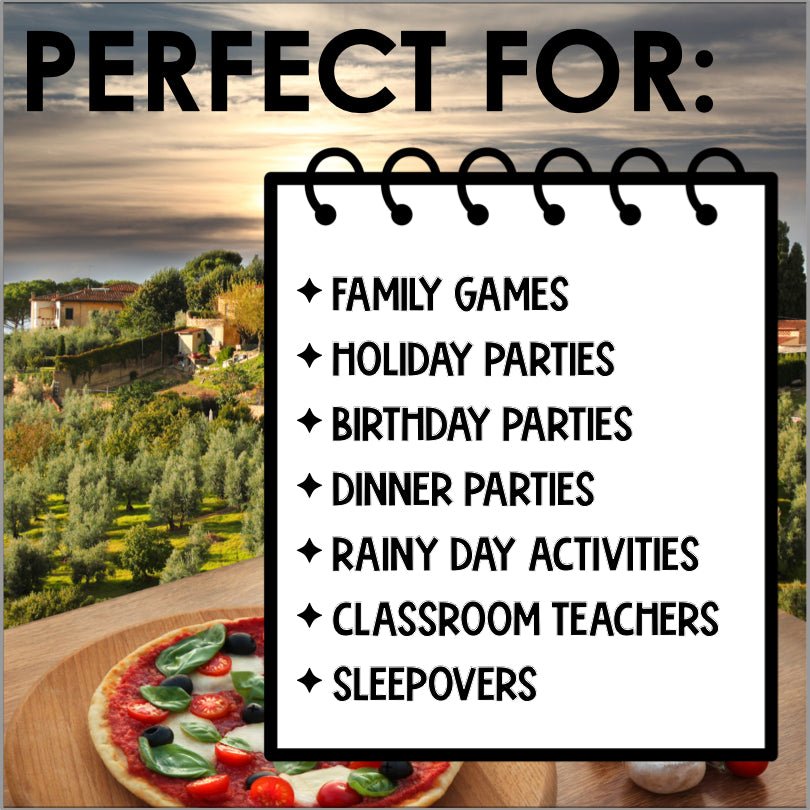 Italy Escape Room Game | Italian Escape Room Game for Family Fun - Teacher Jeanell