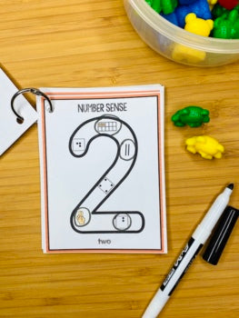 Fine Motor Skills Activities | Beginning Sounds and Number Sense Task Cards