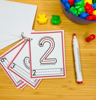 Fine Motor Skills Activities | Letters and Numbers Tracing & Handwriting Task Cards