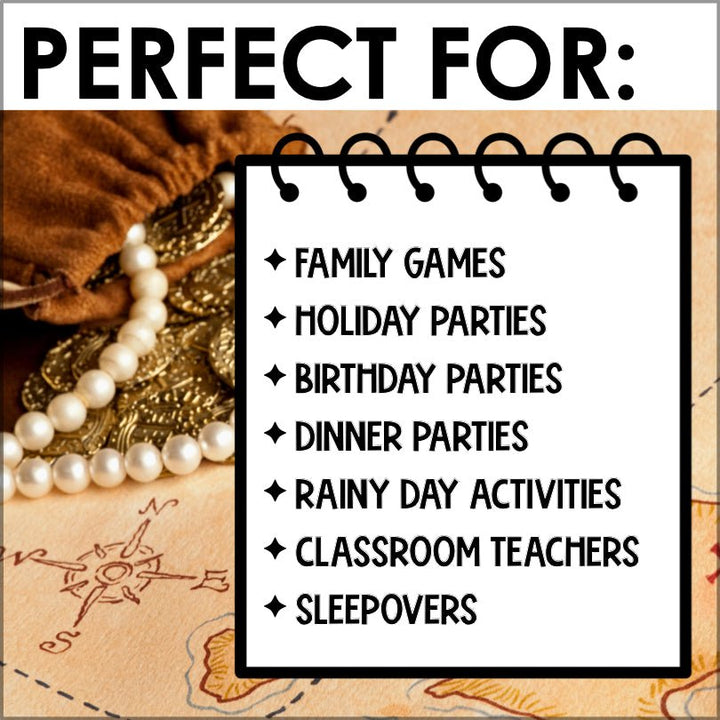 Pirate Escape Room Game| Printable Party Game - Teacher Jeanell