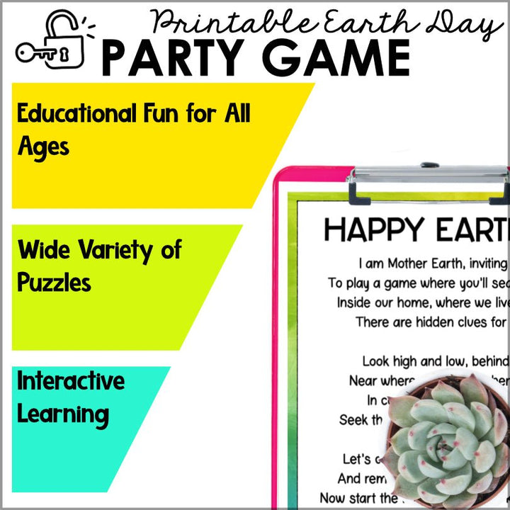 Printable Earth Day Scavenger Hunt Kit | Eco-Friendly Indoor Adventure Game for Kids and Families - Teacher Jeanell