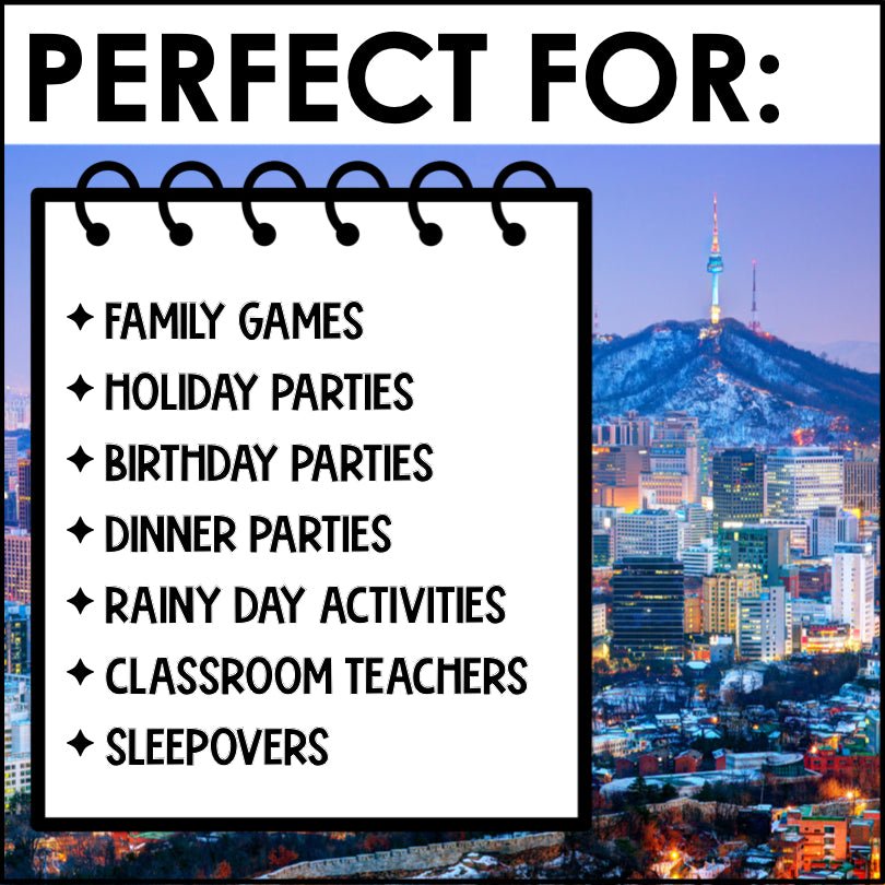 Seoul Escape Room Trivia Game for Kids - Teacher Jeanell