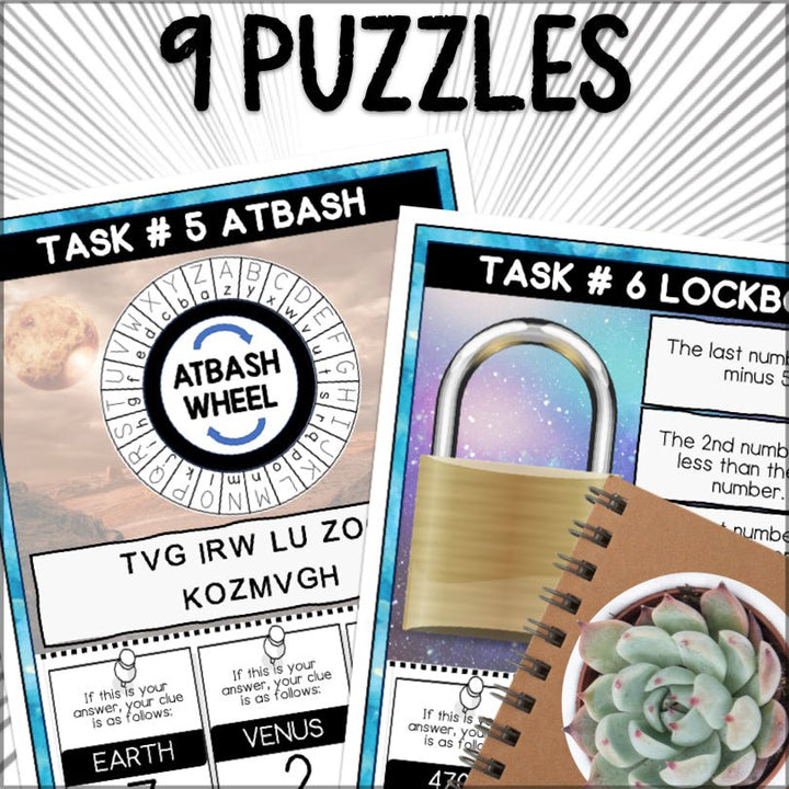 Space Adventure Escape Room Game - Teacher Jeanell