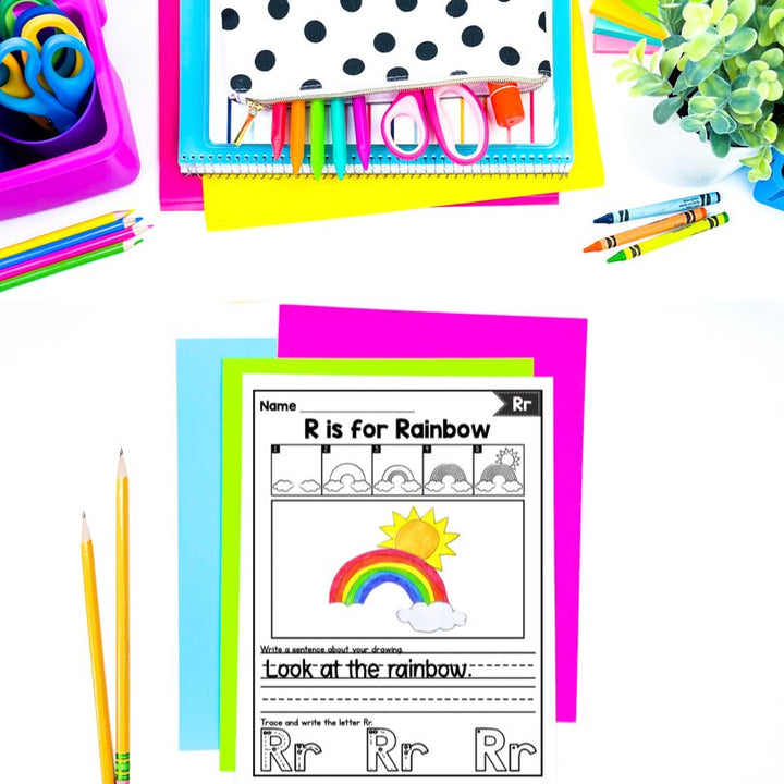 Alphabet Directed Drawing - Teacher Jeanell