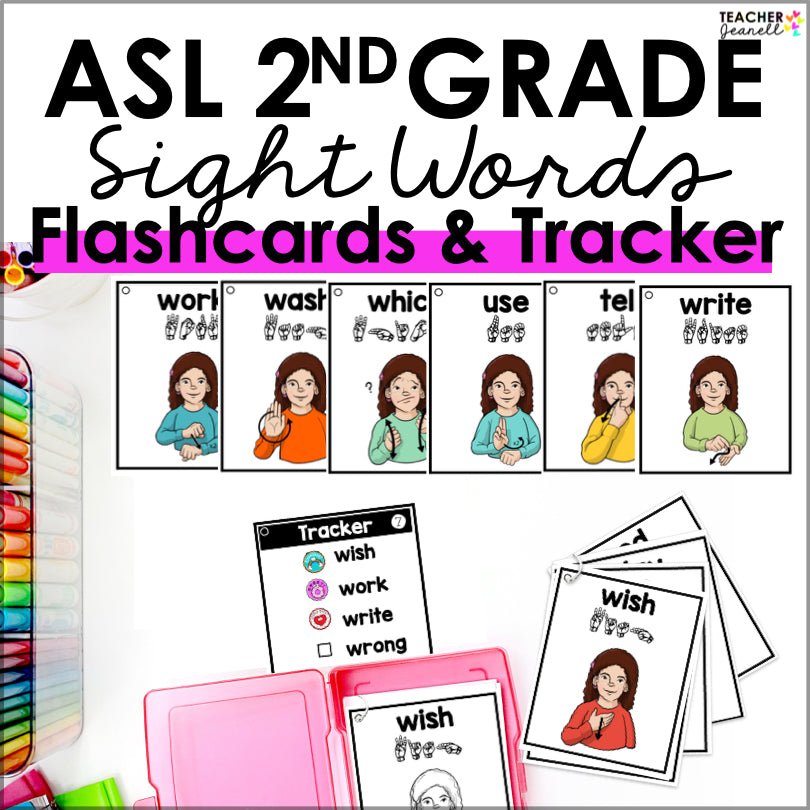 ASL Flashcards Printable Second Grade Sight Words – Teacher Jeanell asl-flashcards-printable-second-grade-sight-words-teacher-jeanell