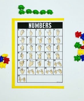ASL Number Charts 0-30 - Teacher Jeanell