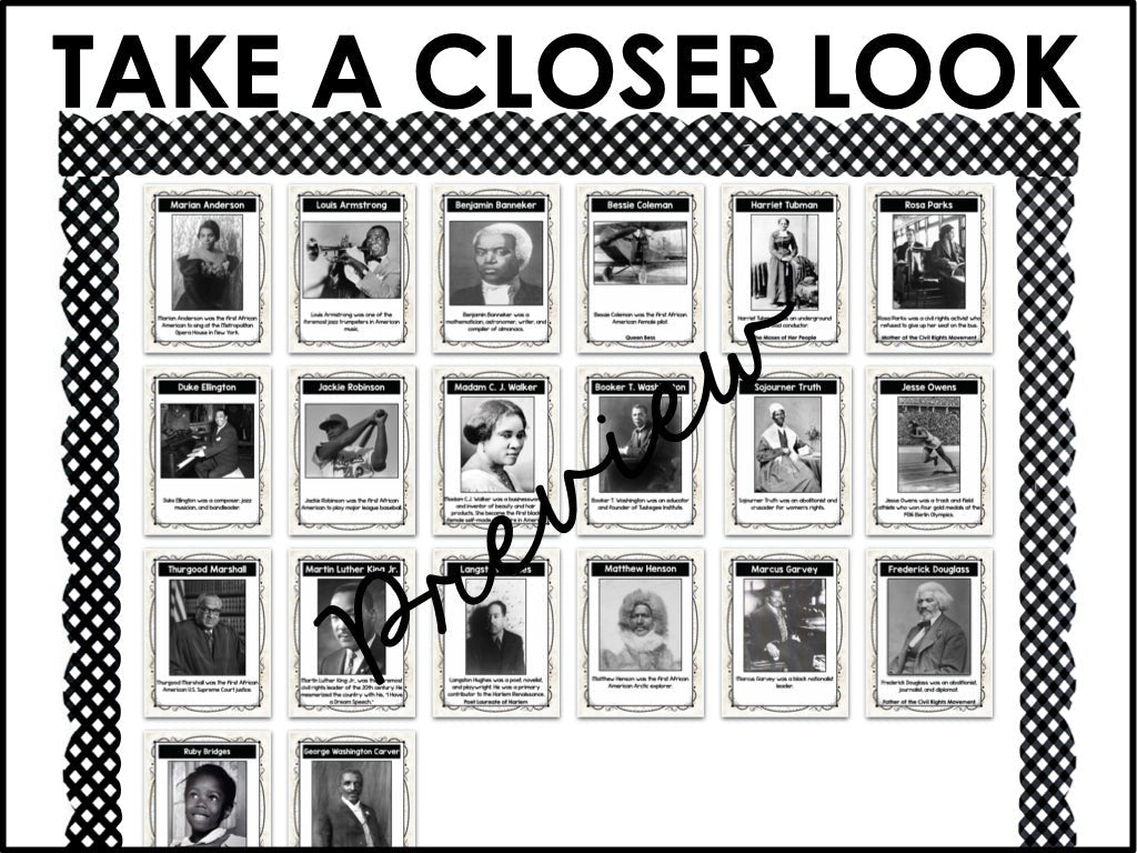 Black History Month Posters - Teacher Jeanell