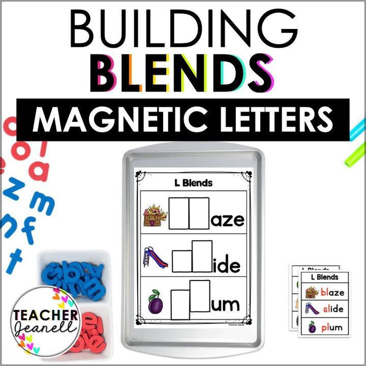 Blends Magnetic Letter Activities - Teacher Jeanell