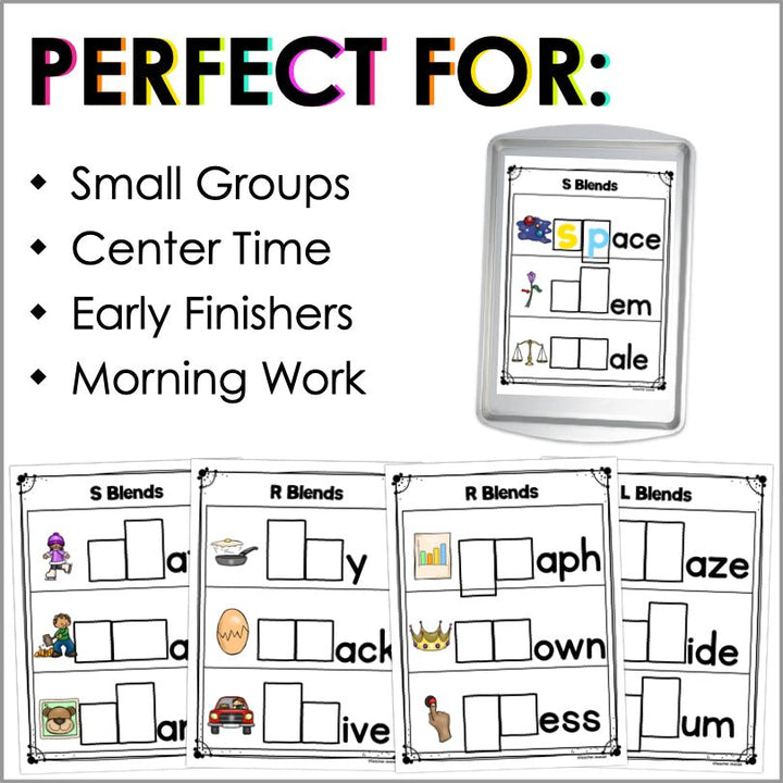 Blends Magnetic Letter Activities - Teacher Jeanell