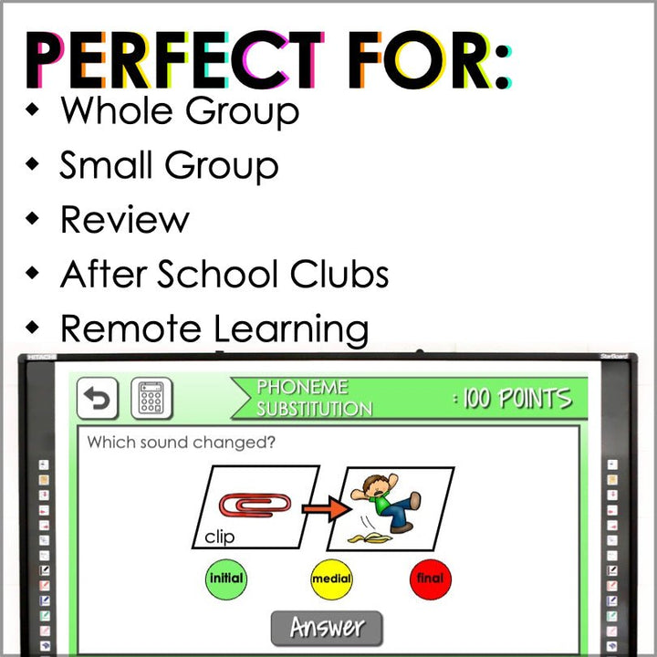 Blends Phonemic Awareness Trivia Game - Teacher Jeanell