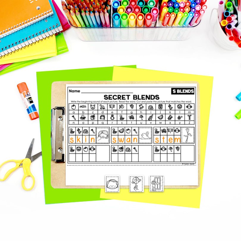 Blends Secret Words | Phonemic Awareness Activities - Teacher Jeanell