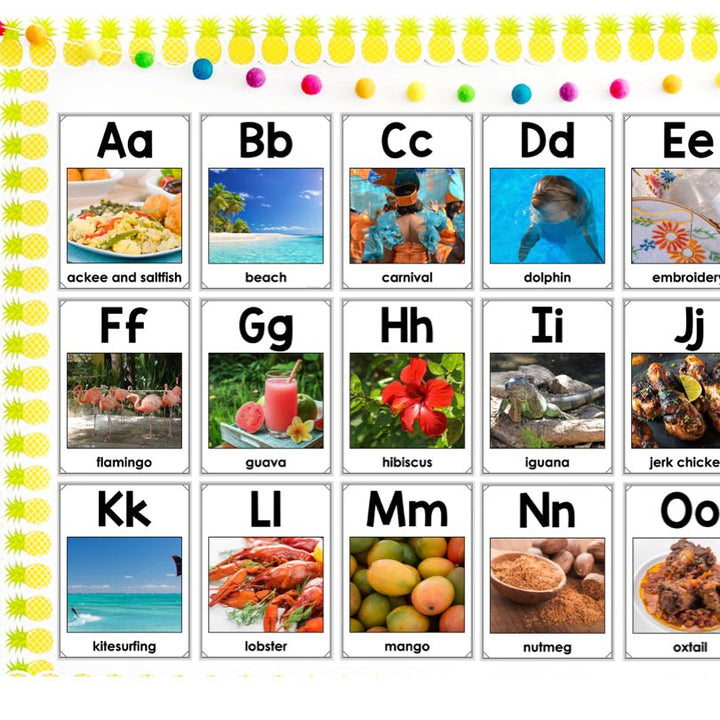 Caribbean Alphabet Poster Set - Teacher Jeanell
