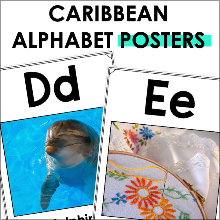 Caribbean Alphabet Poster Set - Teacher Jeanell
