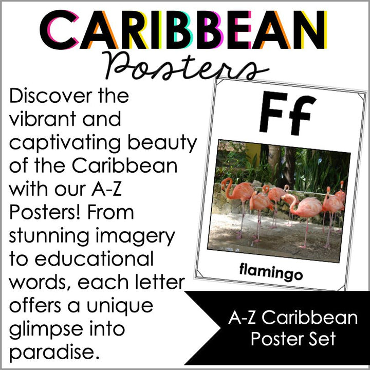 Caribbean Alphabet Poster Set - Teacher Jeanell