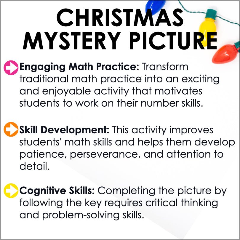 Christmas Mystery Picture Hundreds Chart - Christmas Math - Teacher Jeanell