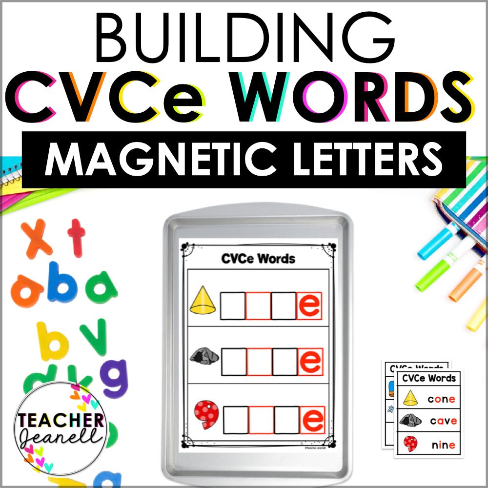 CVCe Words Magnetic Letter Activities – Teacher Jeanell cvce-words-magnetic-letter-activities-teacher-jeanell