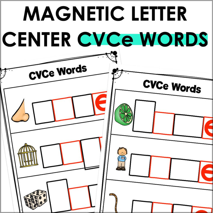 CVCe Magnetic Letter Center - Teacher Jeanell