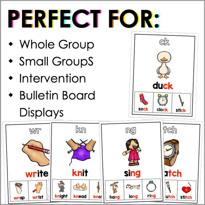 Digraph Sound Wall Posters - Teacher Jeanell