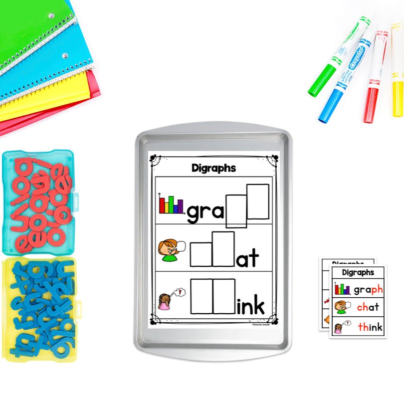 Digraphs Magnetic Letter Activities - Teacher Jeanell