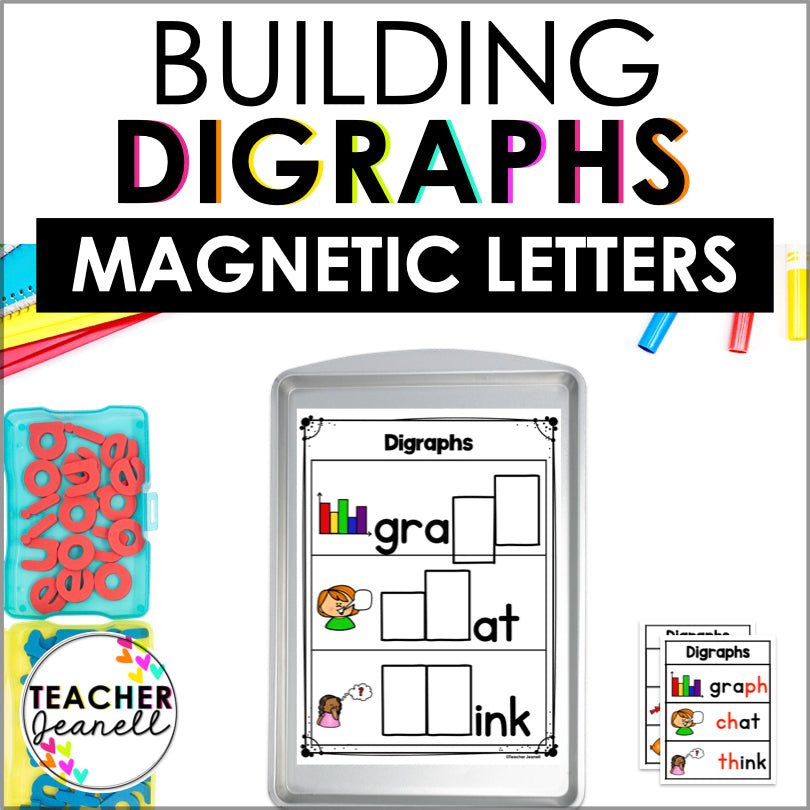 Digraphs Magnetic Letter Activities - Teacher Jeanell