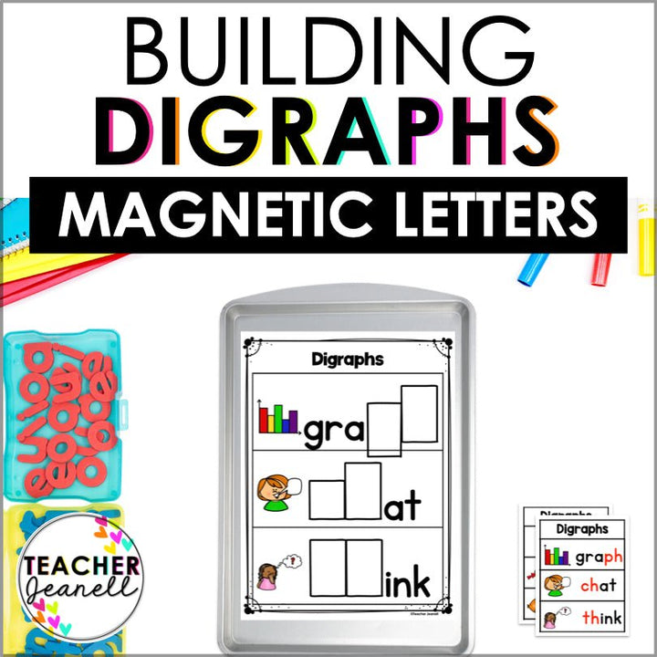 Digraphs Magnetic Letter Activities - Teacher Jeanell