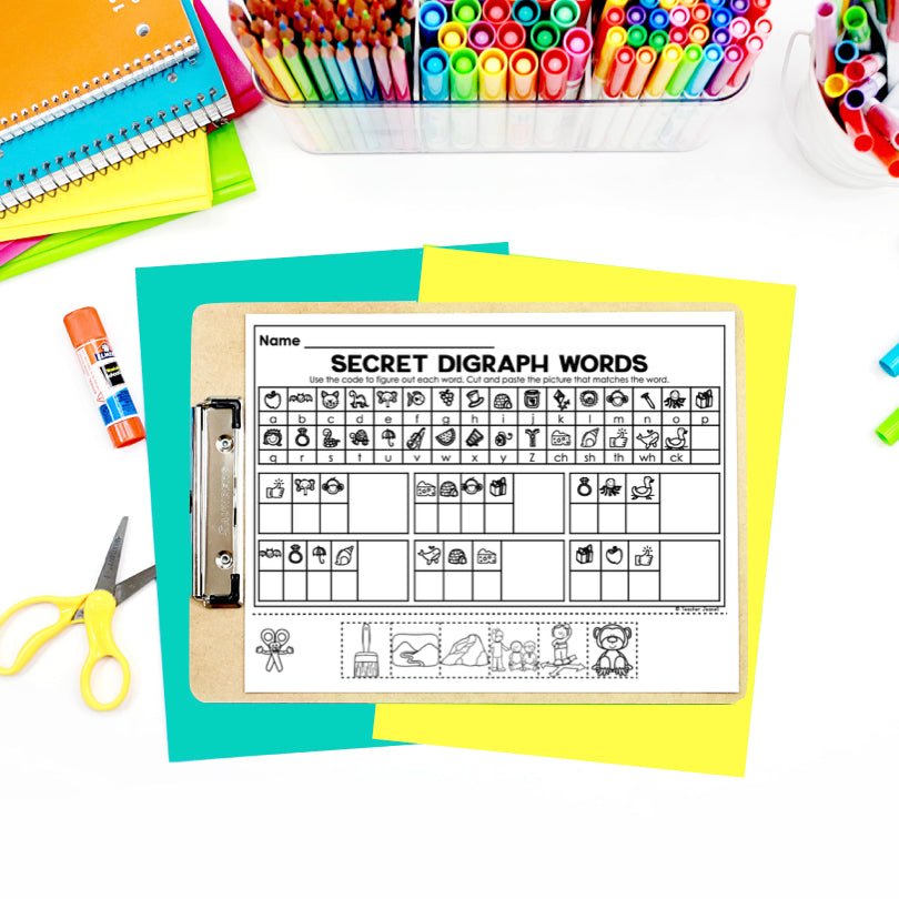 Digraphs Secret Words Phonemic Awareness Activities - Teacher Jeanell