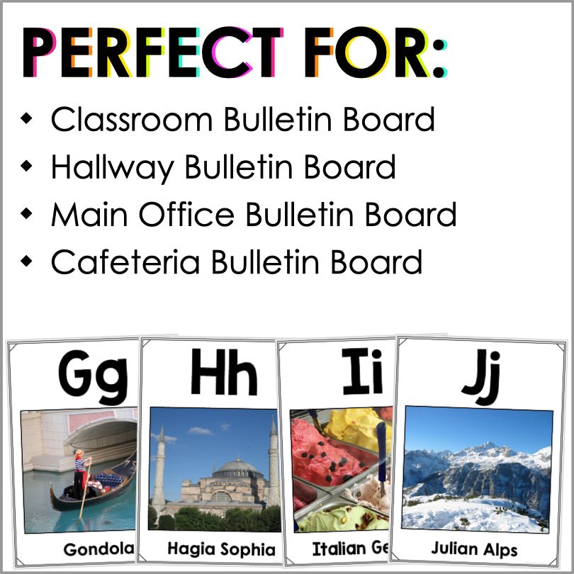 Europe Alphabet Posters | Engaging Posters for Learning and Discovery - Teacher Jeanell