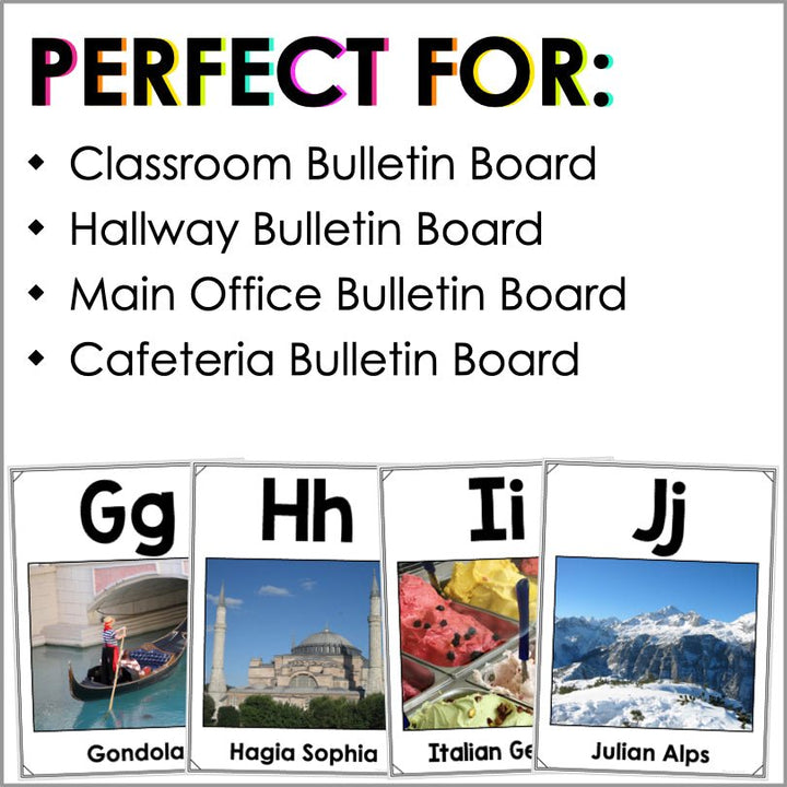 Europe Alphabet Posters | Engaging Posters for Learning and Discovery - Teacher Jeanell
