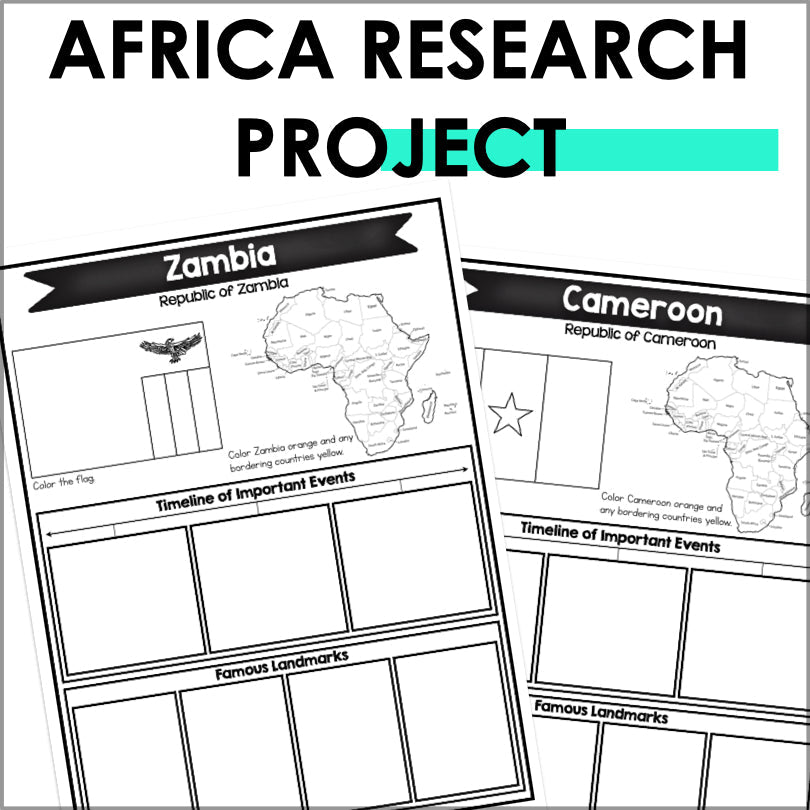 Explore Africa: A Country Research Project - Teacher Jeanell
