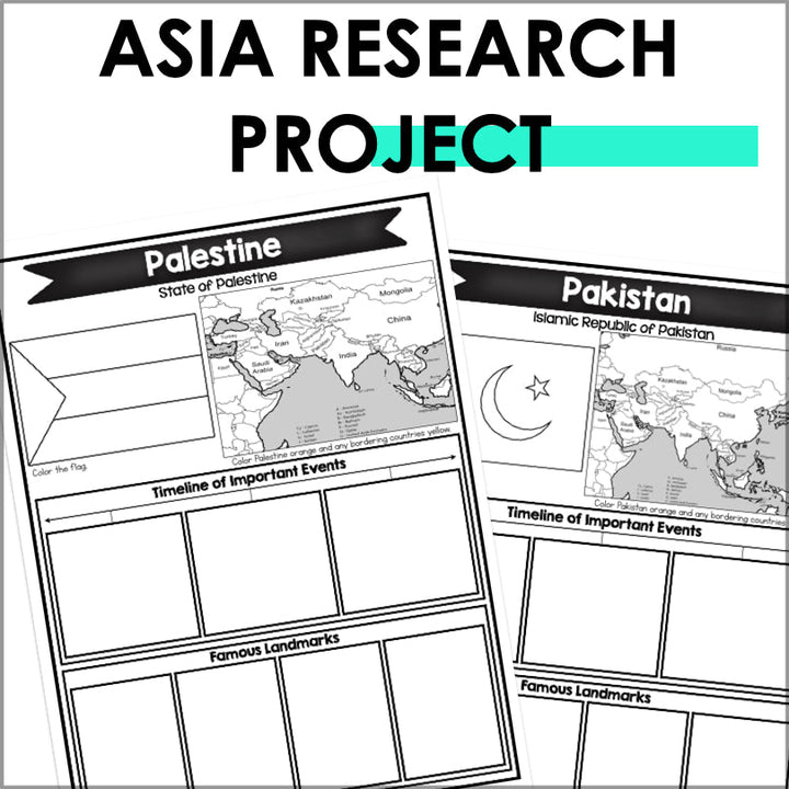 Explore Asia: A Country Research Project - Teacher Jeanell