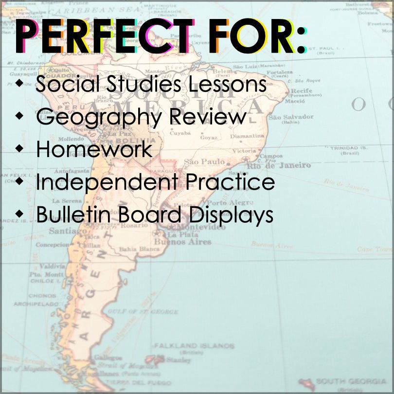 Explore South America: A Country and Territory Research Project - Teacher Jeanell