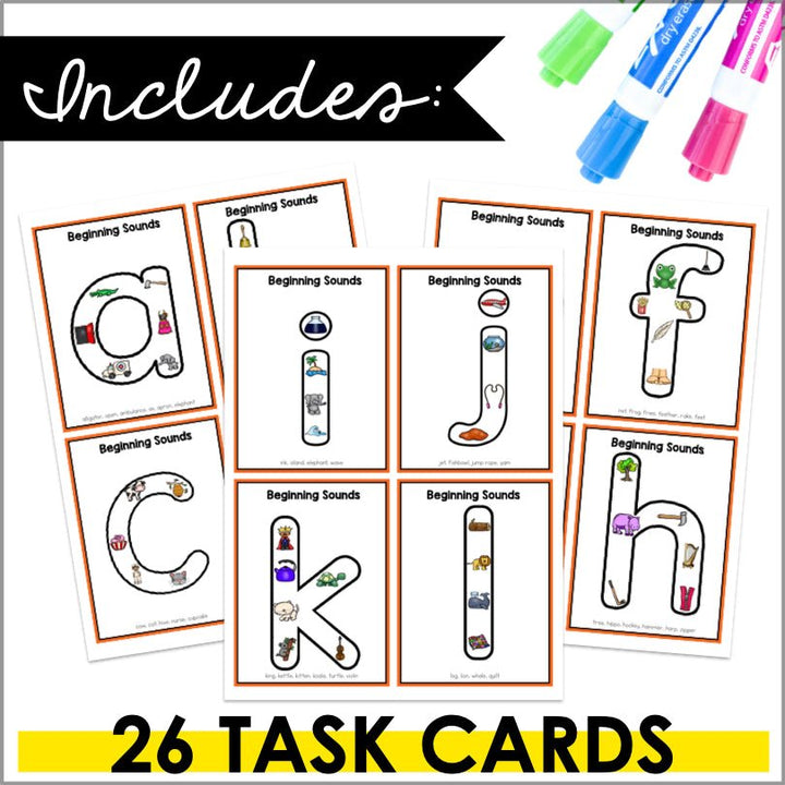 Fine Motor Skills Activities Beginning Sounds and Number Sense - Teacher Jeanell
